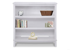 Simmons Kids White Ambiance (100) Madisson Bookcase & Hutch with Base and Props a2a