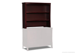 Simmons Kids Black Espresso (907) Madisson Bookcase & Hutch, Atop the Madisson Double Dresser b3b