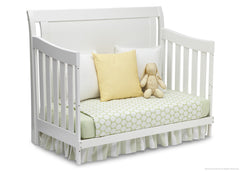 Simmons Kids White Ambiance (108) Madisson Crib 'N' More, Day Bed Conversion a4a
