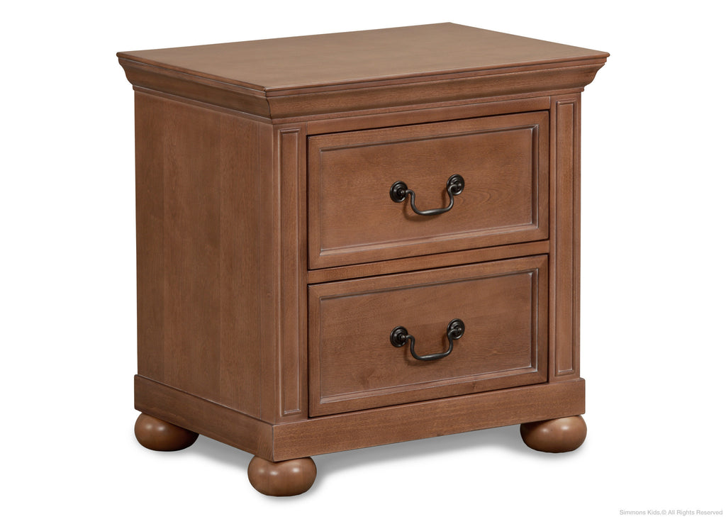 Simmons Kids Antique Walnut (267) Chateau Nightstand a1a