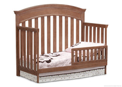 Simmons Kids Antique Walnut (267) Chateau Crib 'N' More (307180), Toddler Bed Conversion a3a