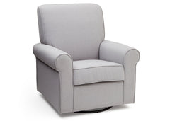 Simmons Kids Heather Grey (053) Avery Upholstered Glider, Right Side View a3a