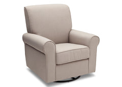 Simmons Kids Taupe (065) Avery Upholstered Glider, Right Side View b3b