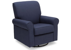 Simmons Kids Sailor Blue (424) Avery Upholstered Glider, Right Side View c2c