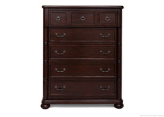 Simmons Kids Molasses (226) Hanover Park 5 Drawer Chest, Front View a1a