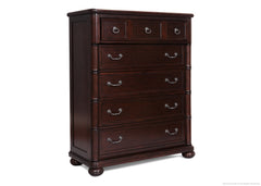 Simmons Kids Molasses (226) Hanover Park 5 Drawer Chest, Side View a2a
