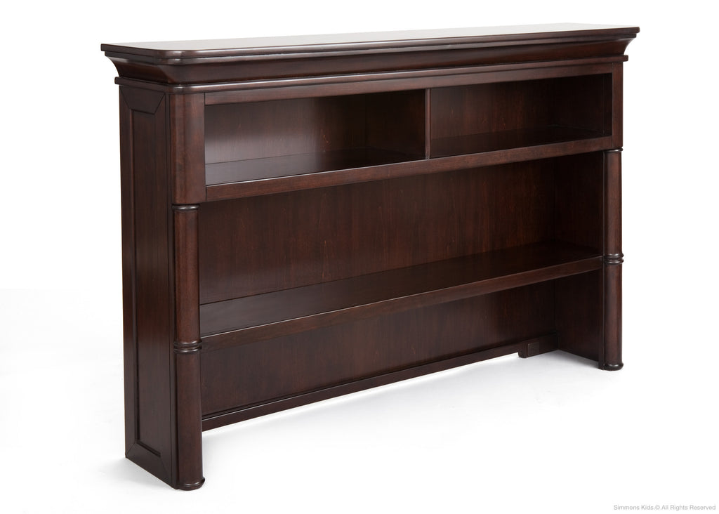 Simmons Kids Molasses (226) Highpoint Bookcase & Hutch, Side View a2a