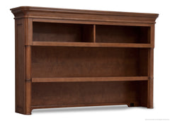 Simmons Kids Chestnut (227) Hanover Park Bookcase & Hutch, Side View b2b