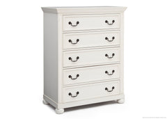 Simmons Kids Vintage White (120) Castille 5-Drawer Chest (317050) a1a