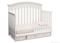 Simmons Kids Vintage White (120) Castille Crib 'N' More, Toddler Bed Conversion a5a
