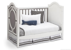 Simmons Kids Antique White/Grey (066) Hollywood 3-in-1 Crib, Day Bed Conversion a5a