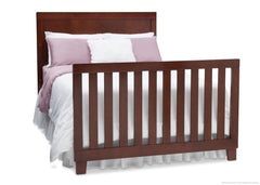 Simmons Kids Espresso Truffle (208) Bellante 4-in-1 Crib, Full-Size Bed Conversion with Footboard a6a