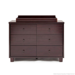 Simmons Kids Black Espresso (907) Rowen Double Dresser (320030), Front View with Topper b3b