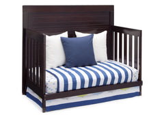 Simmons Kids Black Espresso (907) Simmons Kids Rowen Crib (320180), Side View with Day Bed Conversion b4b