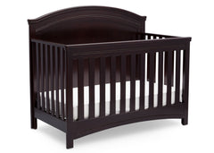 Simmons Kids Black Espresso (907) Emma Crib 'N' More Right Facing View b4b