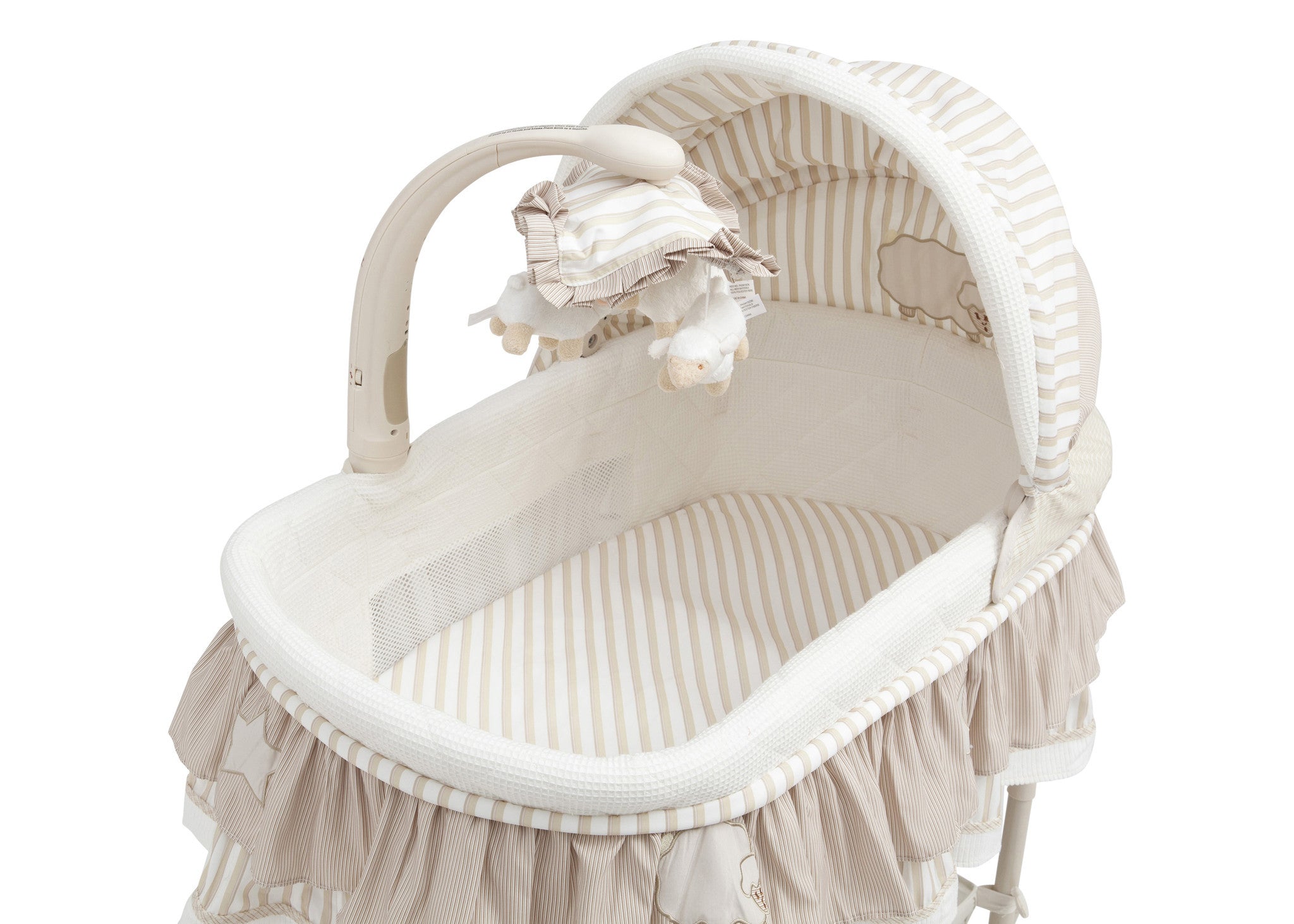 Delta top rocking bassinet