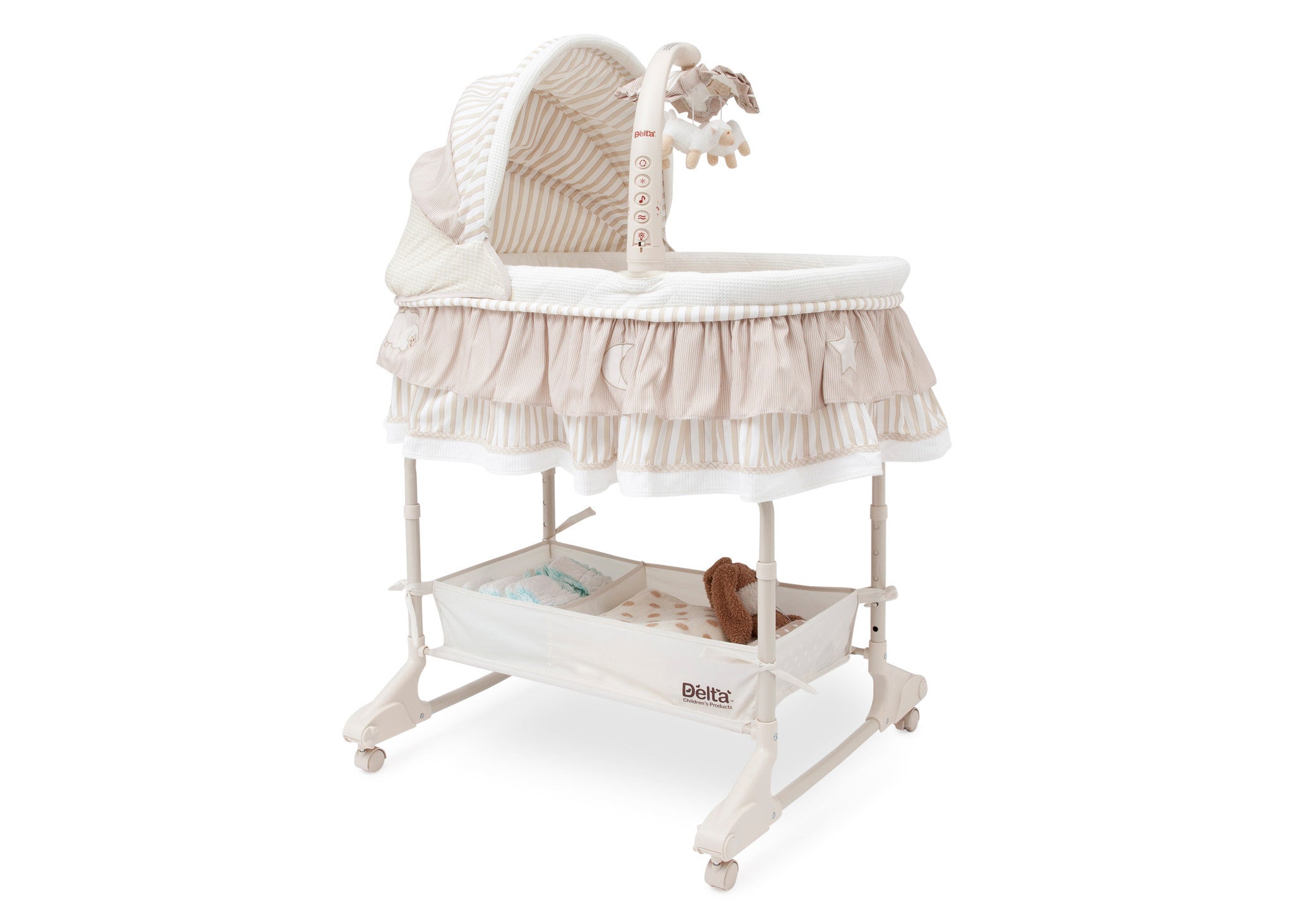 Delta children rocking bassinet hot sale