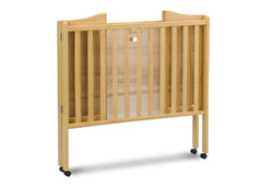 Delta Children Natural (260) Portable Crib (4472), Folded 1 a4a