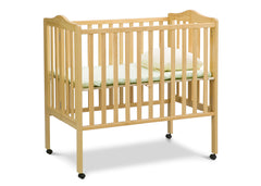 Delta Children Natural (260) Portable Crib (4472), Option 2 a3a