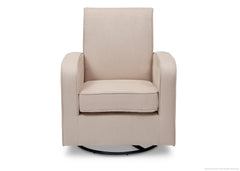 Delta Chilren Ecru (277) Clermont Upholstered Glider, Front View a3a