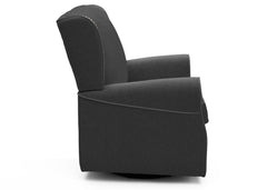 Delta Children Charcoal (931) Middleton Glider Full Right Side View d3d