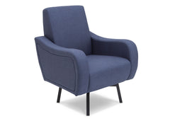 Delta Children Steel Blue (426) Lux Swivel Chair (51210) Side View 2 b2b