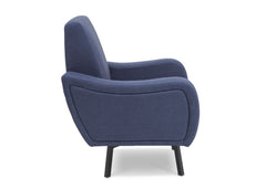 Delta Children Steel Blue (426) Lux Swivel Chair (51210) Full Side View b3b
