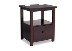 Delta Children Black Espresso (907) Delta Nightstand Side View c2c