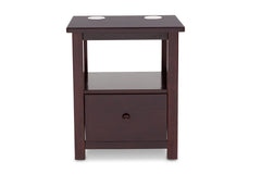 Delta Children Black Espresso (907) Delta Nightstand Front View c1c