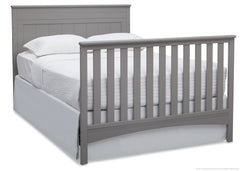 Delta Children Grey (026) Fancy 4-in-1 Crib, Full-Size Bed Conversion b6b