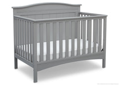 Delta Children Grey (026) Bennette 4-in-1 Crib Side View a3a