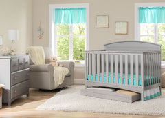 Delta Children Grey (026) Archer 4-in-1 Crib In Nursery a1a