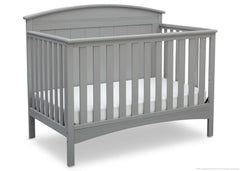 Delta Children Grey (026) Archer 4-in-1 Crib Side View a4a