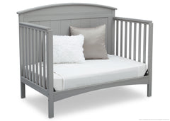 Delta Children Grey (026) Archer 4-in-1 Crib Daybed Conversion Side View a6a