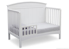 Delta Children Bianca (130) Archer 4-in-1 Crib Toddler Bed Conversion Side View b4b