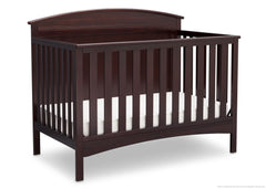 Delta Children Dark Chocolate (207) Archer 4-in-1 Crib Side View c4c