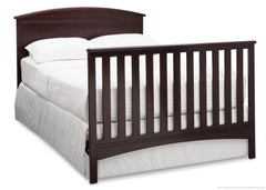 Delta Children Dark Chocolate (207) Archer 4-in-1 Crib Full Bed Conversion - Footboard c7c