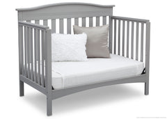 Delta Children Grey (026) Baker 4-in-1 Crib Daybed Conversion Side View a5a