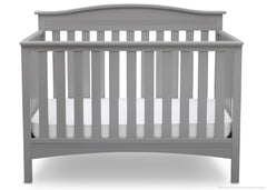 Delta Children Grey (026) Baker 4-in-1 Crib Front View a2a