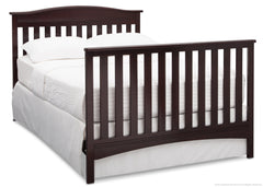 Delta Children Dark Chocolate (207) Baker 4-in-1 Crib Full Bed Conversion c6c