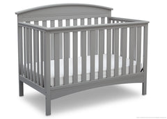 Delta Children Grey (026) Abby 4-in-1 Crib Side View a2a