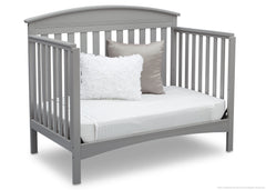 Delta Children Grey (026) Abby 4-in-1 Crib Daybed Conversion Side View a4a