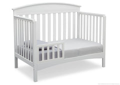 Delta Children Bianca (130) Abby 4-in-1 Crib Toddler Bed Conversion Side View b4b