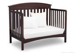 Delta Children Dark Chocolate (207) Abby 4-in-1 Crib Daybed Conversion Side View c5c