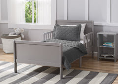 Delta Children Fancy Toddler Bed, Grey (026), Room View, a1a