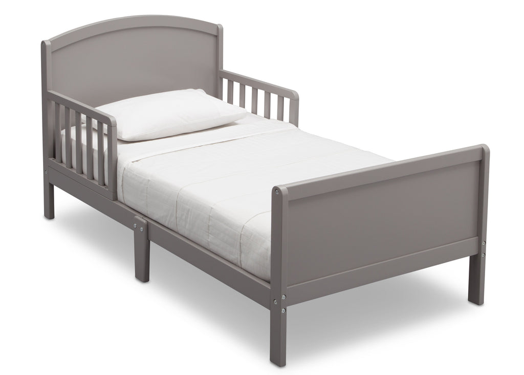 Delta Children Archer Toddler Bed, Grey (026), Right View, a2a