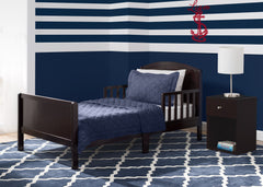 Delta Children Archer Toddler Bed, Dark Chocolate (207), Room View, c1c