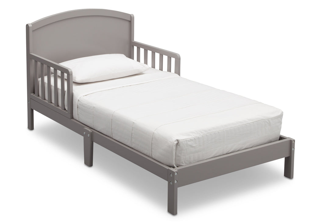 Delta Children Abby Toddler Bed, Grey (026), Right View, a2a