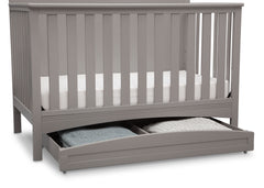 Delta Children Grey (026) Delta Arch Trundle under Crib with Props a2a