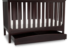 Delta Children Dark Chocolate (207) Delta Arch Trundle under Crib c3c